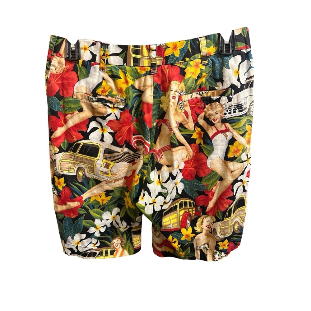Loudmouth Tropical Pin-Up Print golf Shorts